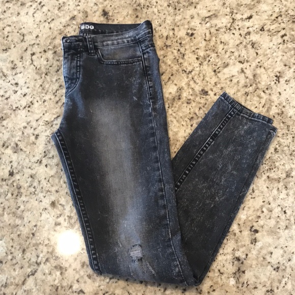 BDG High Rise Cigarette Ankle Acid Wash Jeans - Picture 2 of 5